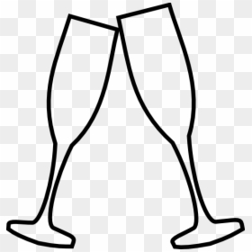Clip Art Champagne Glasses, HD Png Download - transparent glass png