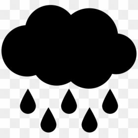 Cloud With Raindrops, HD Png Download - raindrops png