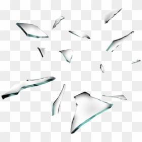 Broken Glass Pieces Png, Transparent Png - transparent glass png