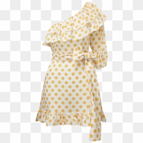 Lisa Marie Fernandez Yellow Spot Dress, HD Png Download - polka dot png