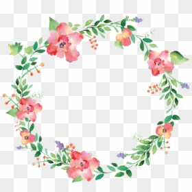 Flower Wreath Png, Transparent Png - flower wreath png