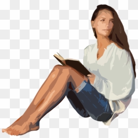 People Sitting On Ground Png, Transparent Png - leg png
