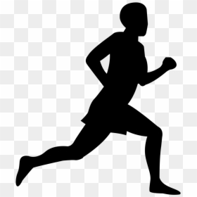 Person Running No Background, HD Png Download - leg png