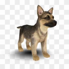 Nintendogs Model, HD Png Download - german shepherd png