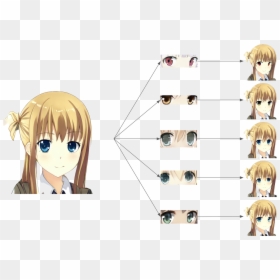 Anime Character Model Design, HD Png Download - anime hair png