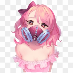 Anime Girl Pink Hair, HD Png Download - anime hair png
