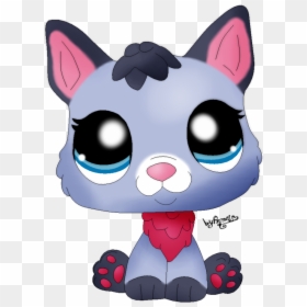 Lps Blue German Shepherd, HD Png Download - german shepherd png
