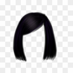 Short Girl Hair Png, Transparent Png - long hair png