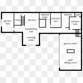 Chaucer Barn Floor Plan, HD Png Download - floor png