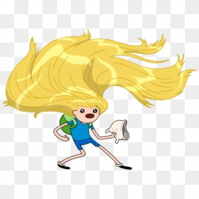 Finn Adventure Time Long Hair, HD Png Download - long hair png
