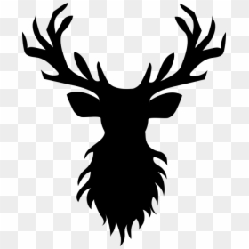 Reno Silueta, HD Png Download - deer head silhouette png