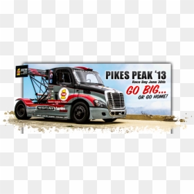 Pikes Peak Hill Climb Semi Trucks, HD Png Download - semi truck png