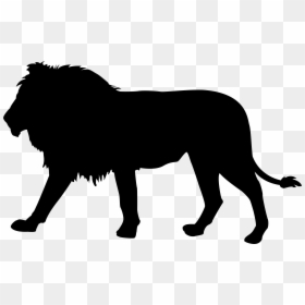 Lion Silhouette Clipart, HD Png Download - family silhouette png