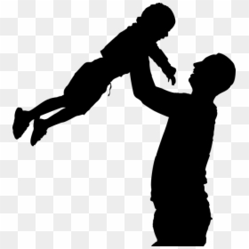 Happy Fathers Day 2019, HD Png Download - family silhouette png