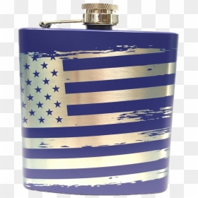Flask, HD Png Download - grunge american flag png