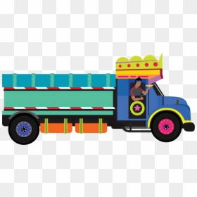 Clipart Indian Truck Png, Transparent Png - indian truck png