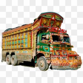 Truck Art Of Pakistan, HD Png Download - indian truck png
