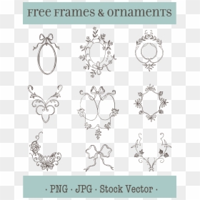 Free Frame Wedding Vector Rustic, HD Png Download - ganpati vector png