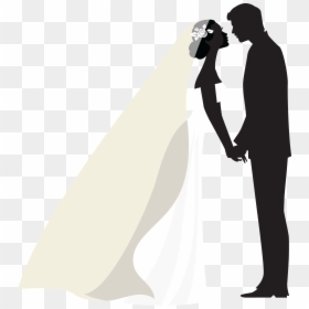 Dibujo Novios De Boda, HD Png Download - wedding couple clipart png