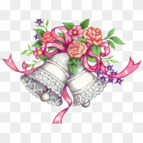Clipart Wedding Bells, HD Png Download - wedding couple clipart png