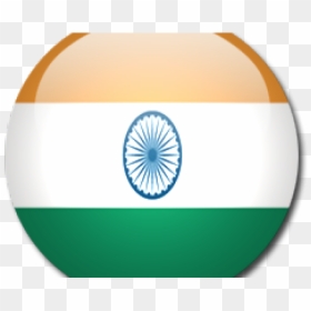 India Flag Rounded, HD Png Download - flag of india png