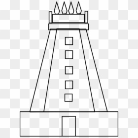 Draw A Hindu Temple Easy, HD Png Download - gopuram png