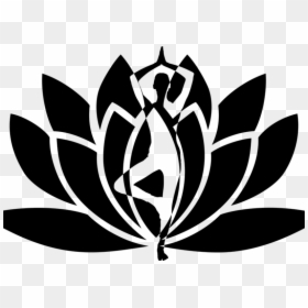 Lotus Flower Background For Yoga, HD Png Download - indian cow png
