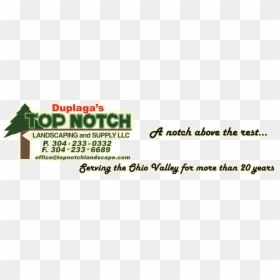 Top Notch Landscaping And Supply - Top Notch Landscaping, HD Png Download - christmas top border png