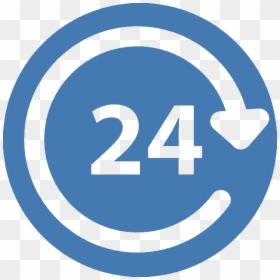 24 Hours Service Ios 7 Interface Symbol - Transparent 24 Hour Icon, HD Png Download - 24 hour service png