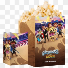 Playmobil The Movie 2019, HD Png Download - popcorn bag png