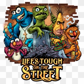 Sesame Street Parody Characters, HD Png Download - gang member png