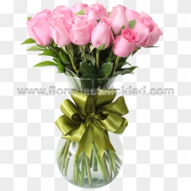Florero Elegante 24 Rosas Rosas Florero Elegante 24 - Arreglos Elegantes De Rosas, HD Png Download - rosas rosas png