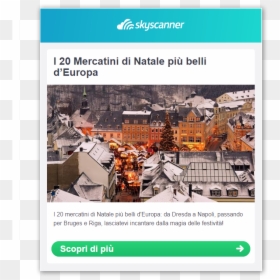 Email Natale Skyscanner - Annaberg Buchholz Christmas Market, HD Png Download - fondos de navidad png