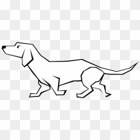 Easy Drawings, HD Png Download - wiener dog png
