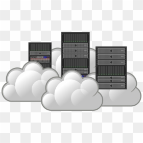 Cloud Servers - Server, HD Png Download - cloud hosting png