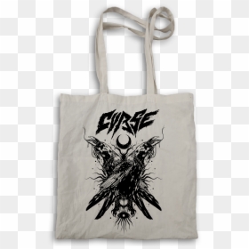 Image Of The Crow Tote Bag - Tote Bag, HD Png Download - crow feather png