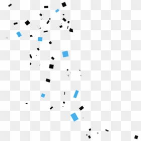 Tennis Confetti Large Image - Illustration, HD Png Download - black confetti png