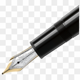 Thumb Image - Montblanc Red Gold Fountain Pen, HD Png Download - boligrafo png