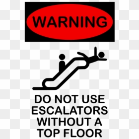 Escalator Warning, HD Png Download - escalator png