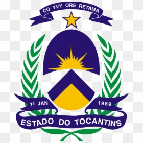 Brasao Estado Tocantins, HD Png Download - bandeira do brasil estilizada png