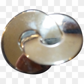 This Is A Vintage Silver Tone Double Circle Infinity - Circle, HD Png Download - tone png