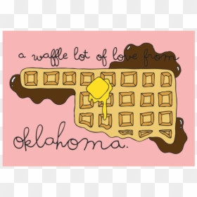 Ok Waffle Postcard, HD Png Download - post card png