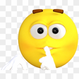 Día Mundial Del Emoji - Finger On Mouth Emoji, HD Png Download - emoji llorando png