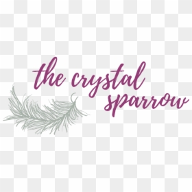 Picture - Calligraphy, HD Png Download - purple crystal png