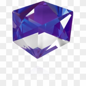 Swarovski 4933, HD Png Download - purple crystal png