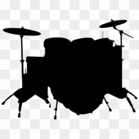 Music Instruments Silhouette Png, Transparent Png - tambor png