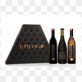 Estuches De Vino Yuntero - Epilogo Etiqueta De Vino, HD Png Download - botella de vino png