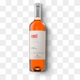 Campos De Solana Rose, HD Png Download - botella de vino png