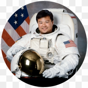 Leroy Chiao Spacesuit Headshot - Leroy Chiao, HD Png Download - spacesuit png