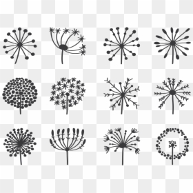 Blowball Icons Vector Download Free Vector Art Stock - Diente De Leon Icon, HD Png Download - diente png